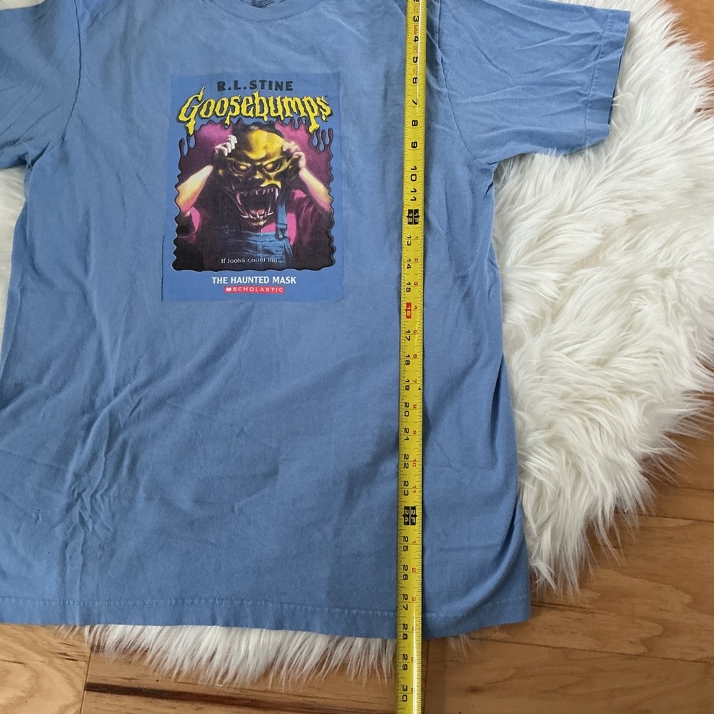 Dumbgood Goosebumps Haunted Mask Graphic Short Sleeve Tee - Picture 4 of 6
